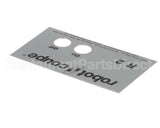 400538 Robot Coupe Front Data Plate