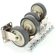 4007 Compatible Alto Shaam 5 In Plate Caster Set Includes Hardware