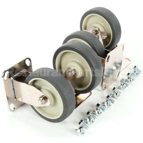 4007 Compatible Alto Shaam 5 In Plate Caster Set Includes Hardware