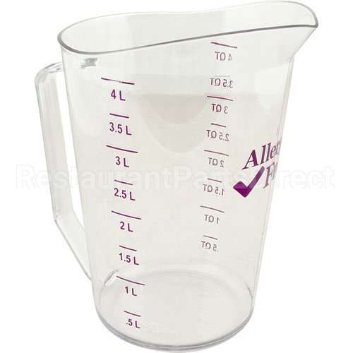 400MCCW-441 Compatible Cambro 4 Qt Measuring Cup Allergen-Free
