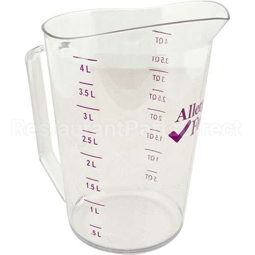 400MCCW441 Compatible Cambro 4 Qt Measuring Cup Allergen-Free