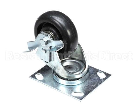 401-492B Beverage Air Caster 3 1/2 W/Brake Plate