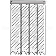 401SA8084484 Compatible Kason Kason - 401Sa8084490 Strip Curtain-Easimnt