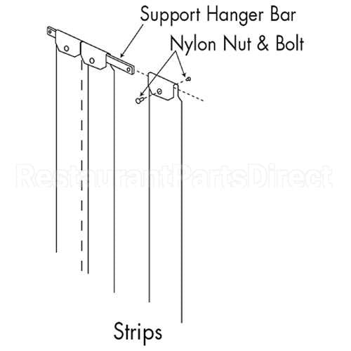 401SC6064284F Compatible Kason Kason - 401Sc6064284 Curtain, Strip