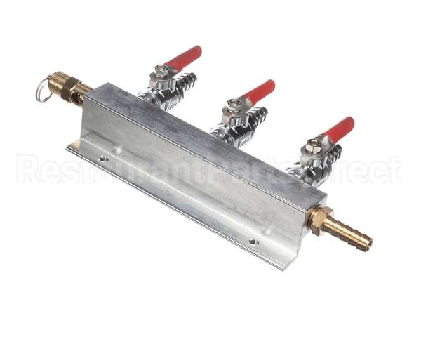 402-189A-- Beverage Air Co2 Distributor (3-Way) Brass