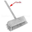4028500 Compatible Carlisle Foodservice Handle, Wood, 60", W/Nylontip