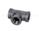 40296 Giles Tee,1/2 Npt Black Pipe