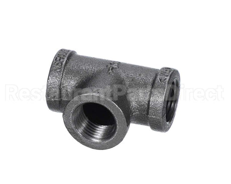40296 Giles Tee,1/2 Npt Black Pipe