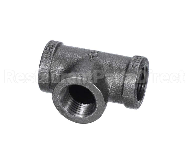 40296 Giles Tee,1/2 Npt Black Pipe