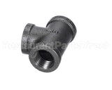 40296 Giles Tee,1/2 Npt Black Pipe