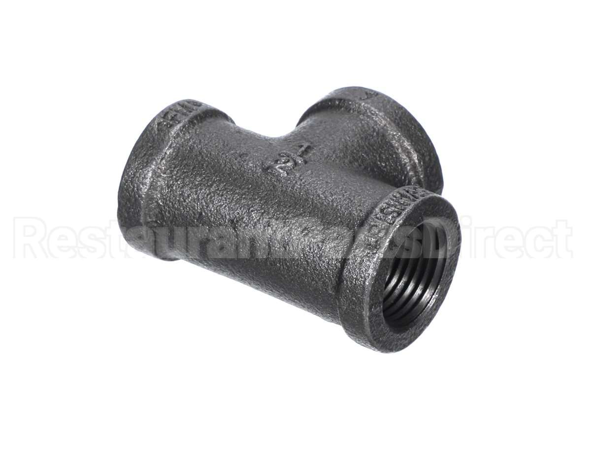 40296 Giles Tee,1/2 Npt Black Pipe