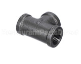 40296 Giles Tee,1/2 Npt Black Pipe