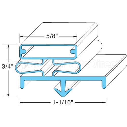 404-529 Compatible Beverage Air Gasket - 52