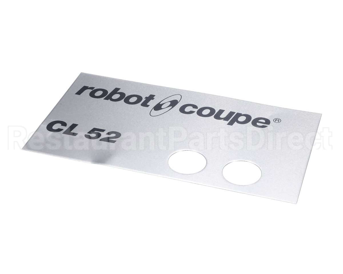 406516 Robot Coupe Cl52 Front Plate