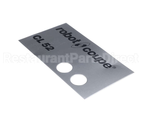 406516 Robot Coupe Cl52 Front Plate