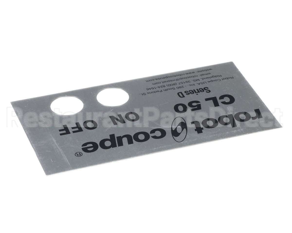406860 Robot Coupe Cl50D Ul Front Plate