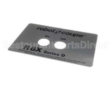407233 Robot Coupe Front Plate R6X Series D