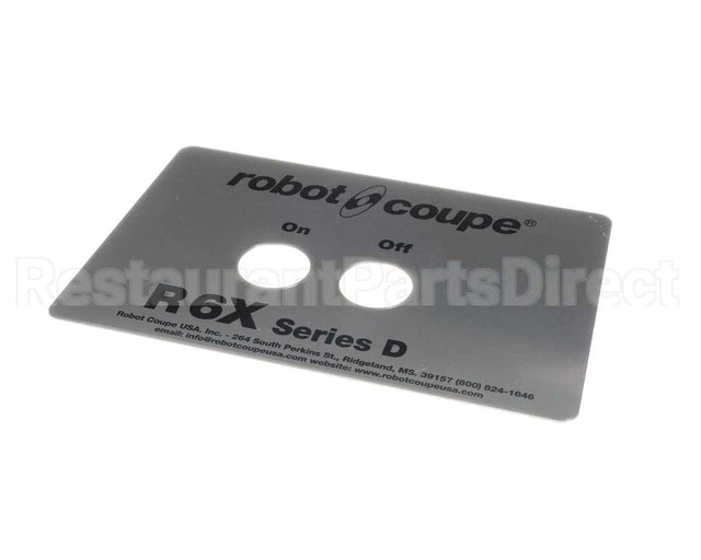 407233 Robot Coupe Front Plate R6X Series D