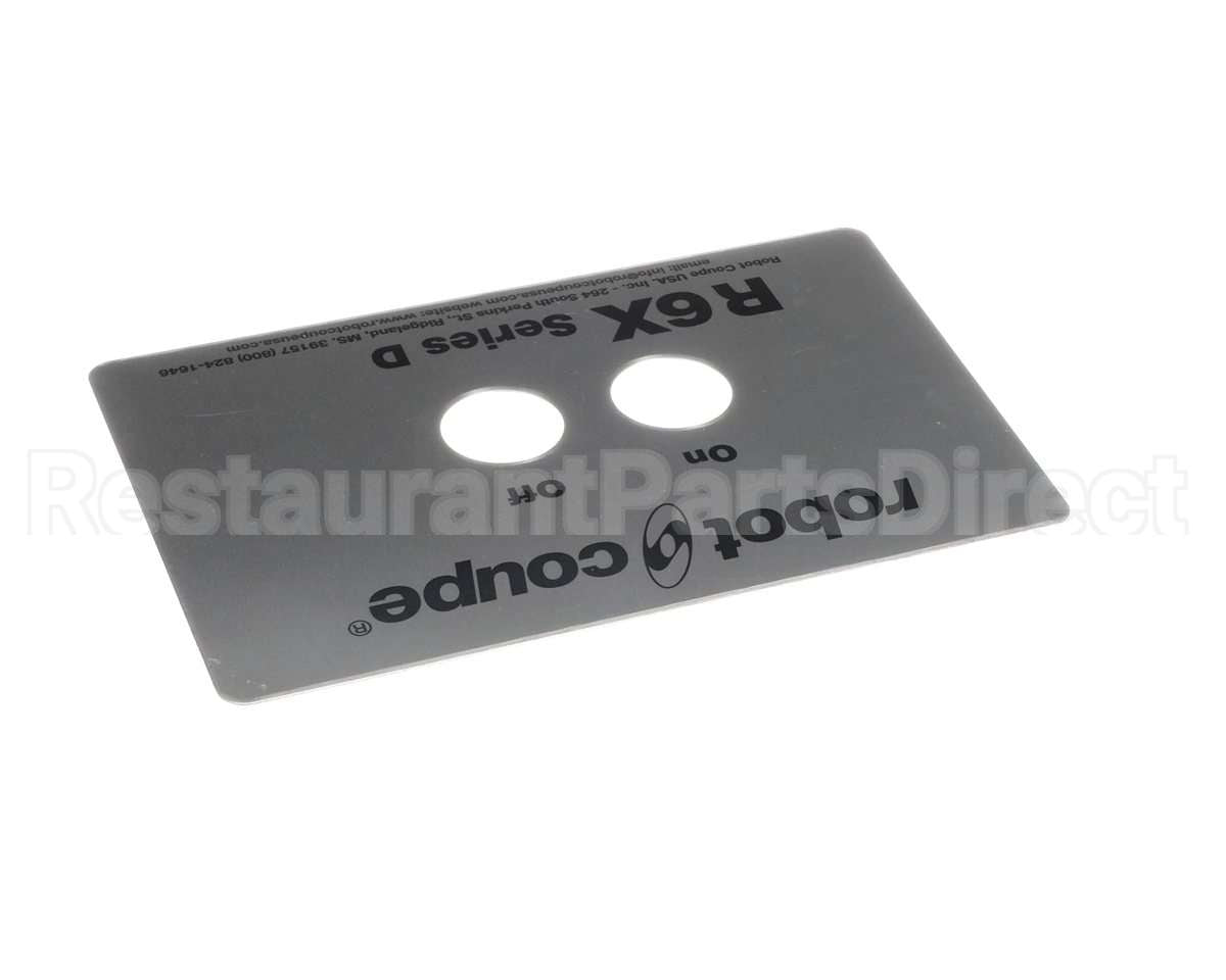 407233 Robot Coupe Front Plate R6X Series D
