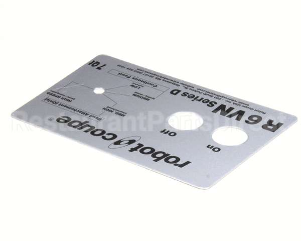 407235 Robot Coupe Front Plate R6Vn Series D