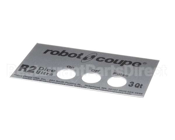 407903 Robot Coupe R2U Dice Front Plate