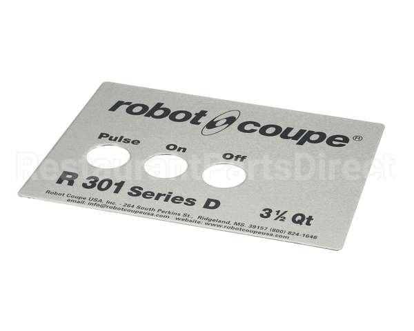 408016 Robot Coupe R301 Series D Front Plate