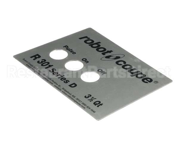 408016 Robot Coupe R301 Series D Front Plate