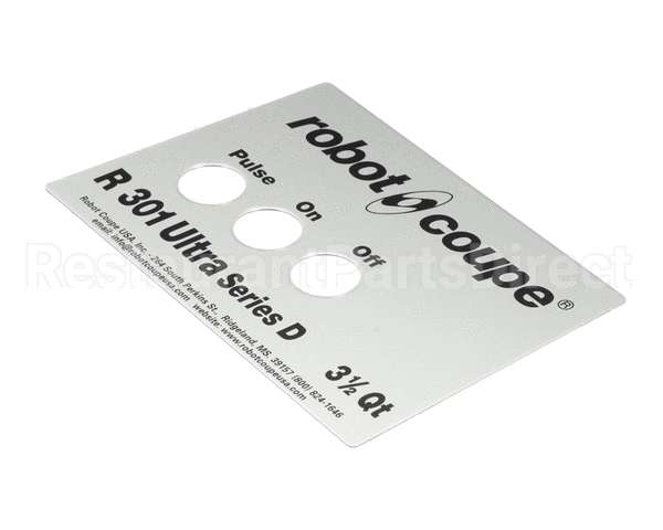 408017S Robot Coupe Front Plate R301U Series D