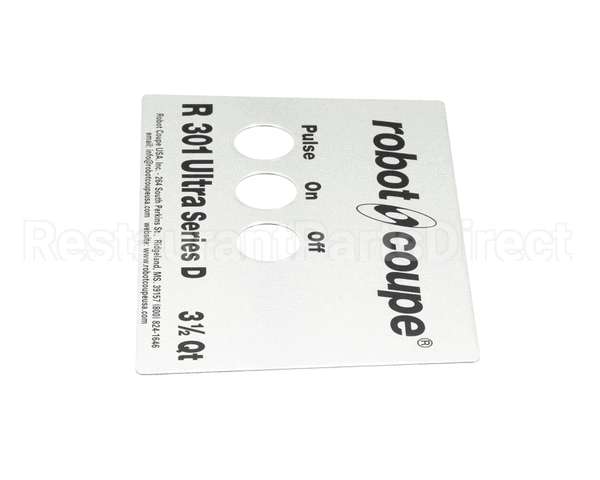 408017S Robot Coupe Front Plate R301U Series D