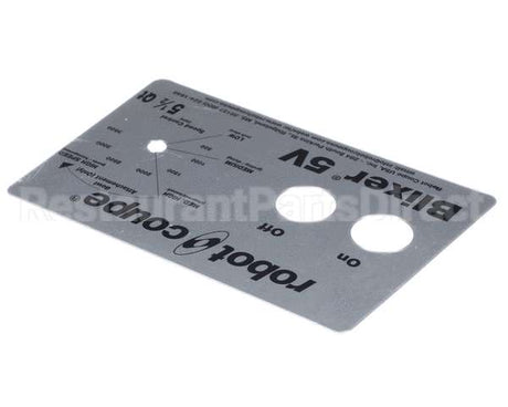 408089 Robot Coupe Front Plate Blixer 5Vv
