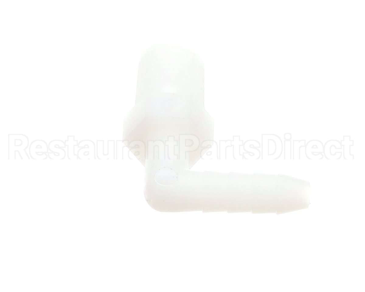 40877 Giles Fitting, 1/4 Barbed, 90-El, Nyl, 1/8 Npt