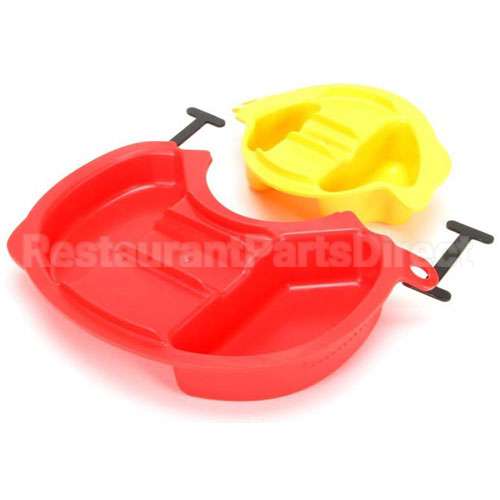 409-011S Compatible Prince Castle Mustard& Ketchup Lid Kit