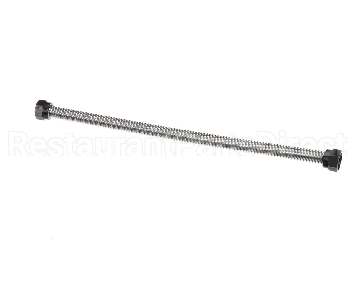 40907 Giles Corrugated Hose, 18-In, Ss, W/Nuts