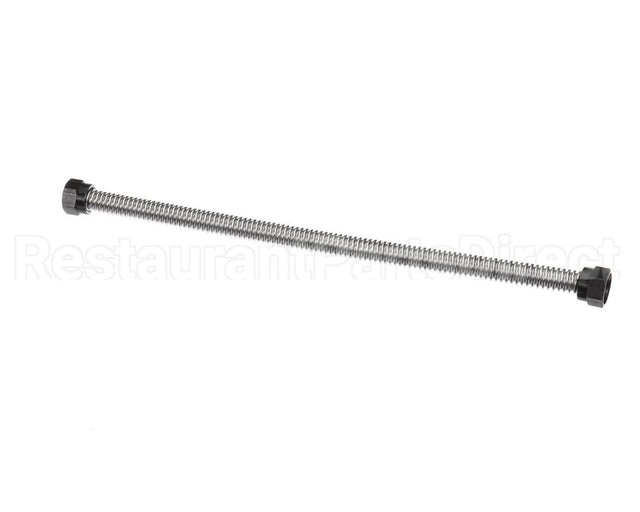 40907 Giles Corrugated Hose, 18-In, Ss, W/Nuts