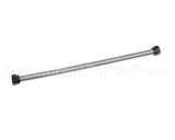 40907 Giles Corrugated Hose, 18-In, Ss, W/Nuts