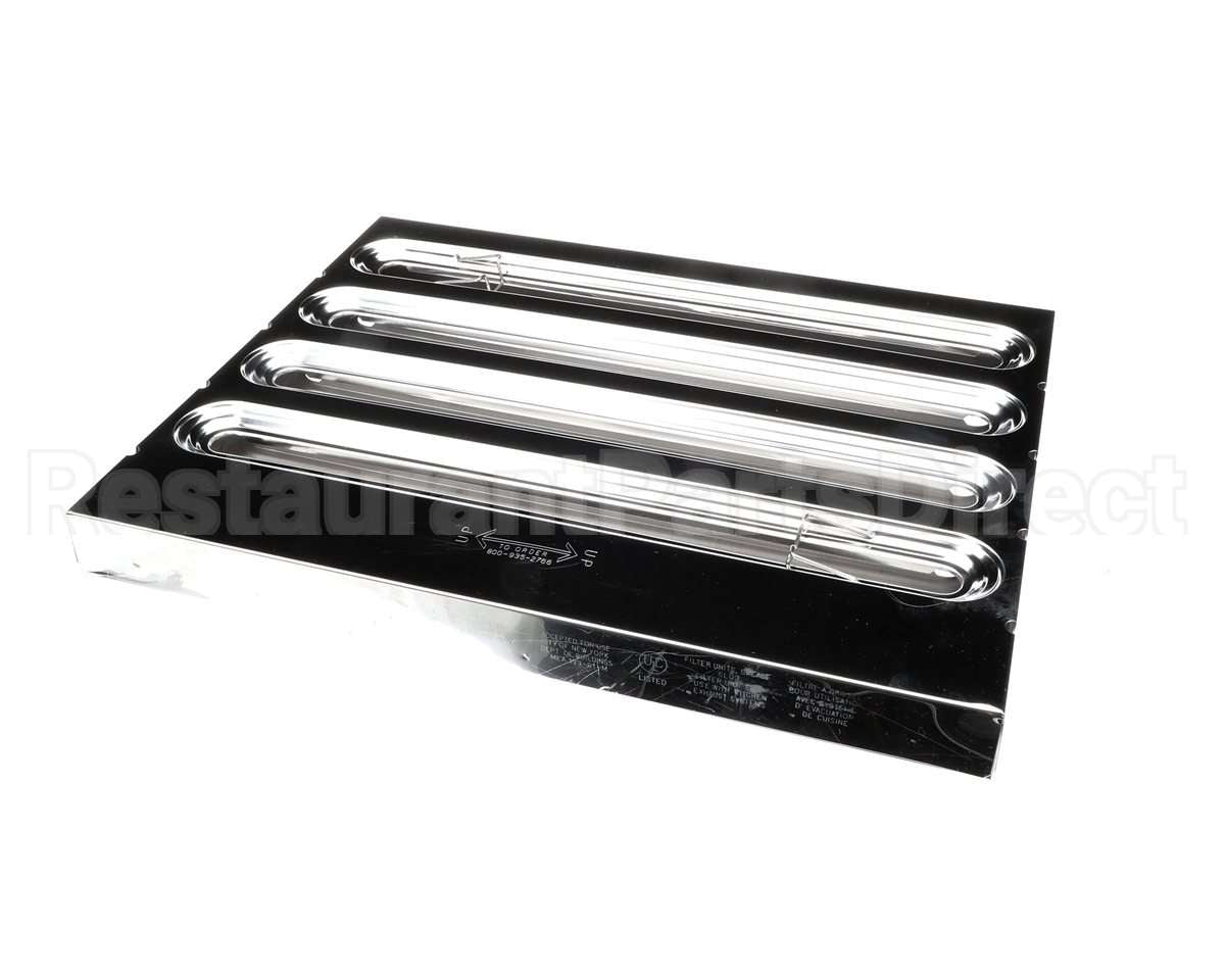 40943 Giles Filter, Baffle, 20 X 16, S/S
