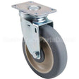 41021 Compatible Cambro Caster, Plate(5"Od, Swvl, Gray)
