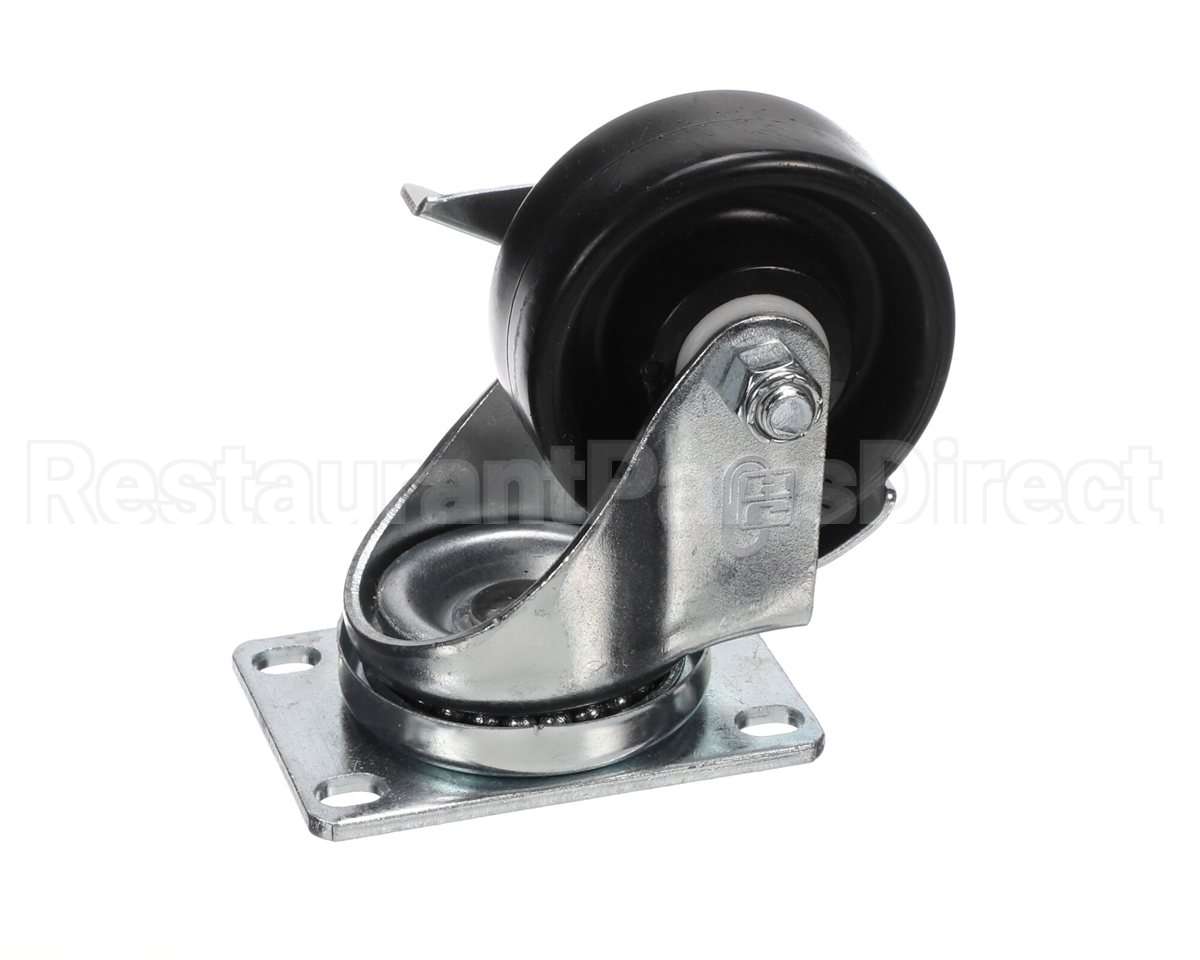 411-043D Beverage Air Caster-3" Plate, Swivel, W/Brake