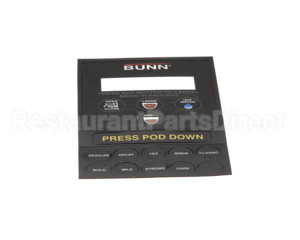 41145.0000 Bunn Decal Sheet,Switch/Flvr Labels