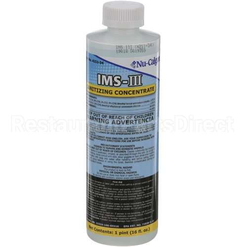 4211-34 Compatible Everpure Ice Mach Sanitizer, 16Oz, Nu-Calgon Ims-Iii