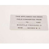 421727-15 Compatible Hobart Convrsion(Gas)Blank Labl