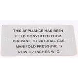 421727-3 Compatible Hobart Propane To Np Plate