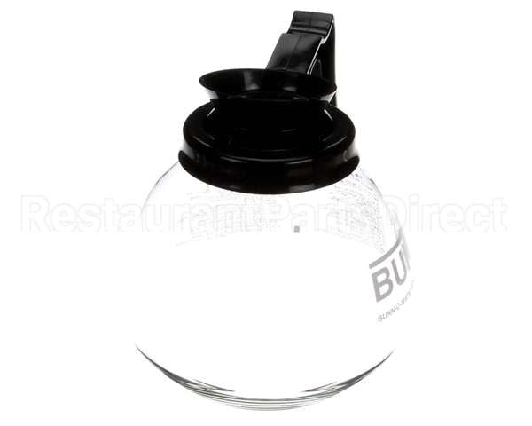 42400.0101 Bunn Decanter,Glass-Blk 12Cup 1Pk