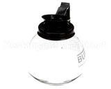 42400.0101 Bunn Decanter,Glass-Blk 12Cup 1Pk