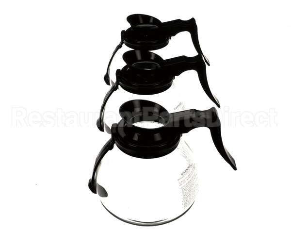 42402.7055 Bunn Decanter,Gl-Blk No Logo 3/Cs W/Rfid