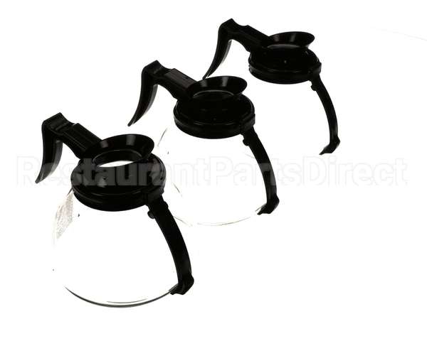 42402.7055 Bunn Decanter,Gl-Blk No Logo 3/Cs W/Rfid