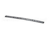 426177-01 Hoshizaki Label - Air Filter