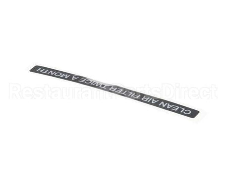 426177-01 Hoshizaki Label - Air Filter