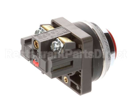 42MC-Y74 Biro Stp Btn, Red W/Ext Hd,Std Ring