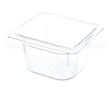 43581 Silver King Pan 1/6 Size 4 In Deep Plastic